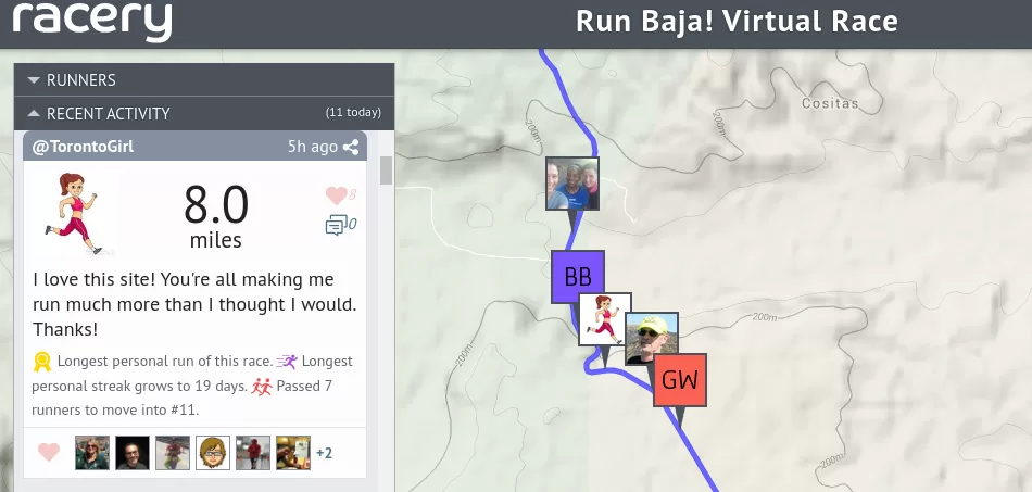 The camaraderie of boosts motivation to run more