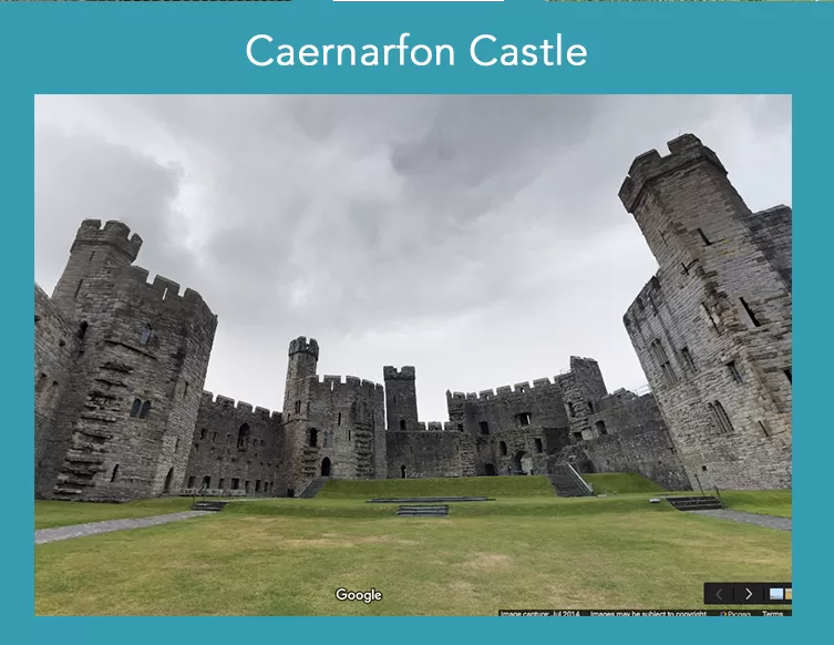 Racery Virtual Races Castle Caernarfon Street View