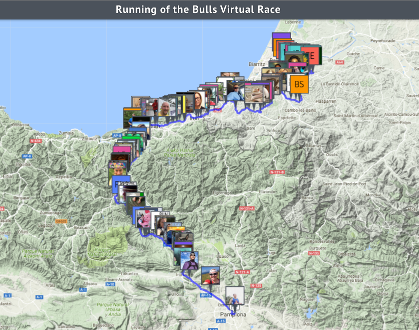 Virtual Race Map