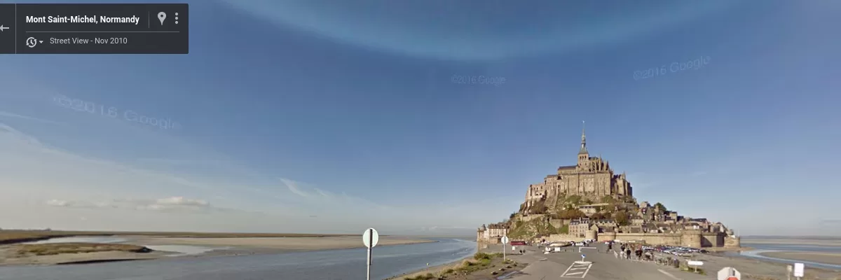 Street view from virtual Tour de France