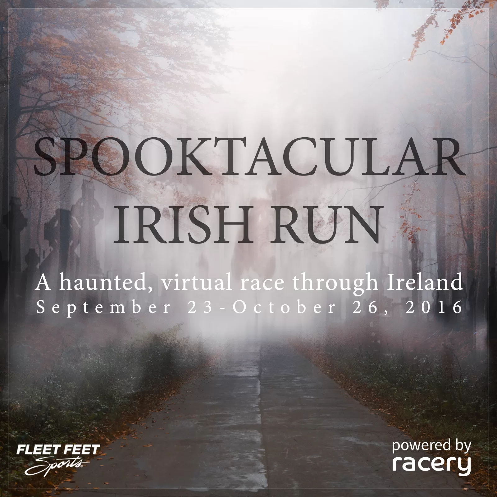 Virtual race placard