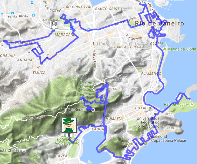 Let’s celebrate the Olympics with a personal virtual race around Rio de Janeiro