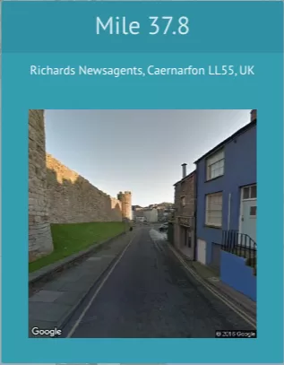 Racery Virtual Races - Street View - Wales Castles