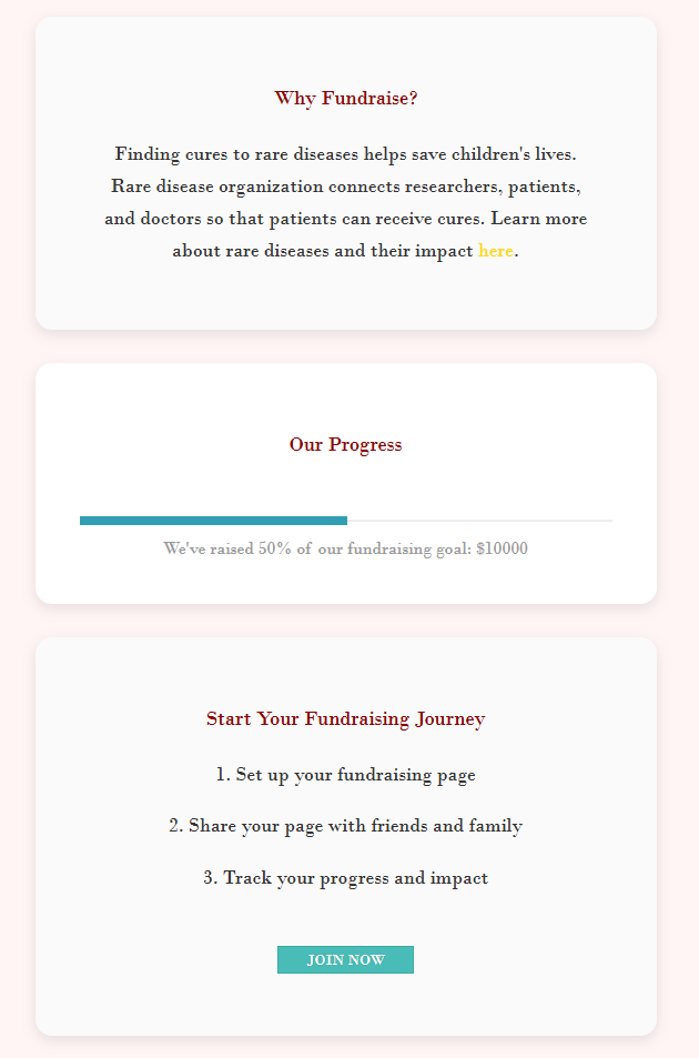 Live personal fundraising page showing charity logo, racer photo, personal headline and pitch, and sponsor branding